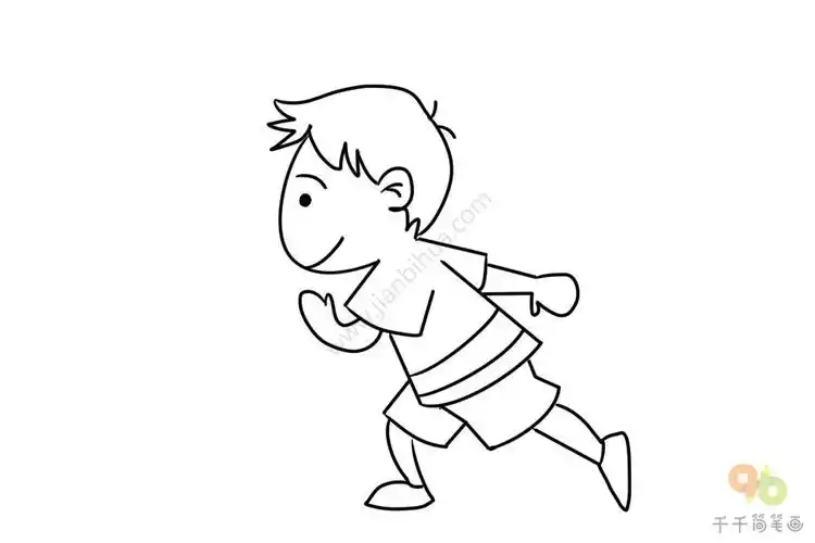足球运动员简笔画图片