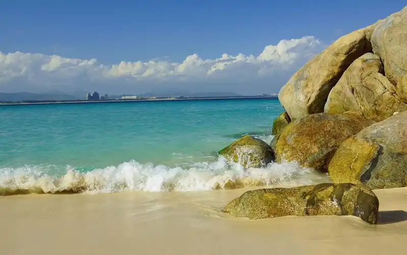 魅力三亚(2)的海边风光!美呀!