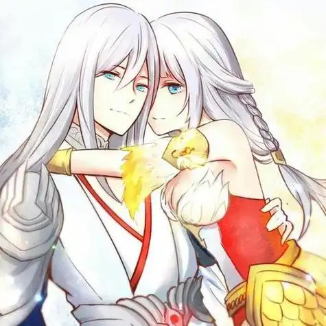 王者李白王昭君情侣头像一左一右 情侣头像图片大全 -【爱个性】