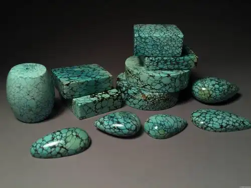 十堰禅悦绿松石:绿松石的"网花"之美