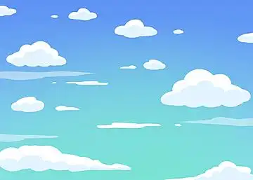 晴朗的天空背景与小云彩
