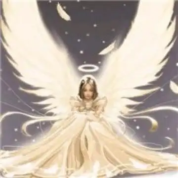 美丽天使的翅膀,卡通头像图片-回车桌面