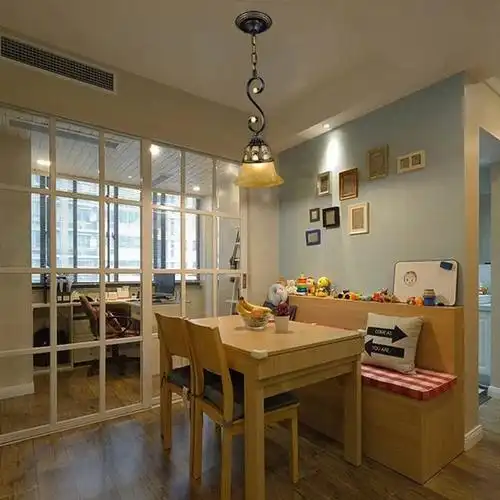 卡座式家庭餐厅装修效果图,太实用了!