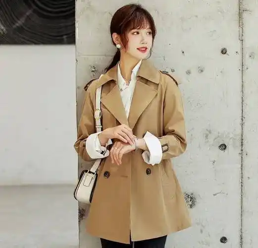 开春流行穿卡其色风衣!不管配什么衣服,都能时髦又好看