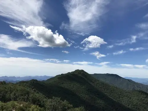 蓝天,白云,高山,草甸
