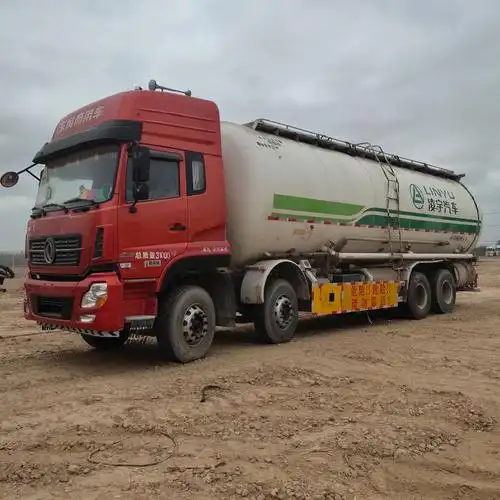 二手东风天龙散装水泥罐车前四后八散装水泥罐车散装水泥罐车