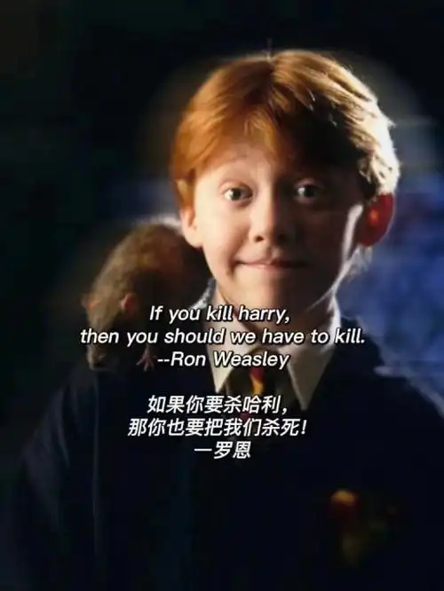 0169♀15盘点哈利波特原著中那些经典的台词,哪一句戳到你了