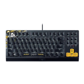 雷蛇razerrazer雷蛇黑寡妇蜘蛛机械键盘有线游戏键盘87键绿轴n键无冲