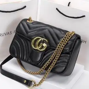 酷奇包包女2022新款斜挎包夏季名牌真皮菱格链条包时尚单肩小香包