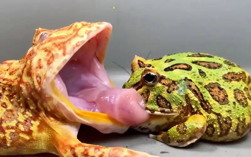 南瓜角蛙:尼玛轻点,我舌头都快要断了