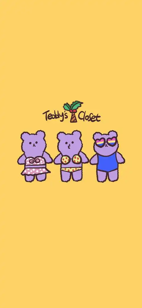 小熊壁纸 cr.ins:teddy_0x0