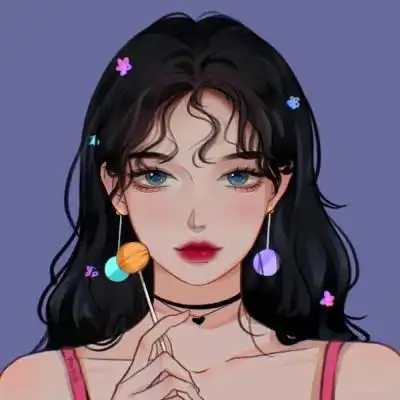 手绘头像女ins高级质感56张_女生动漫头像_头像屋