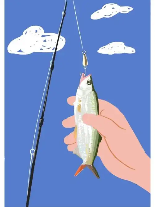 插画中鱼|路亚人的快了就是这么简单