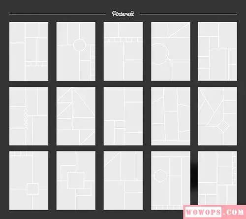 时尚创意照片排版图片拼图模板设计