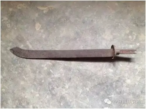 出土的明代斩马刀 本文为冷兵器研究所原创稿件,主编原廓,作者