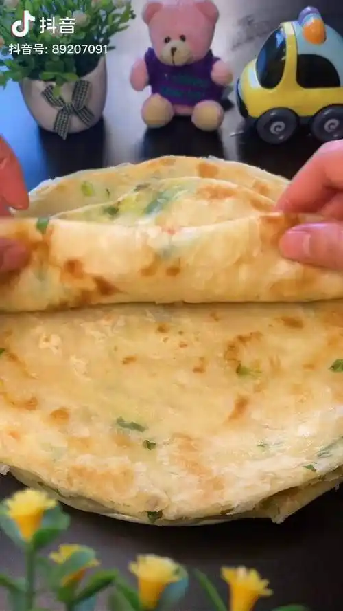 大家要的烙馍教程来了,不发面,不醒面,1分钟一张,凉了都不硬,烙的中不