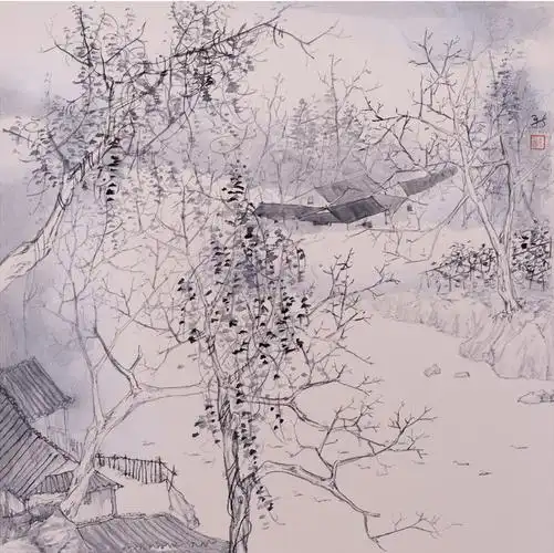 水墨之境 本我之行 ——读许华新的当代山水画_艺术家提供_雅昌新闻