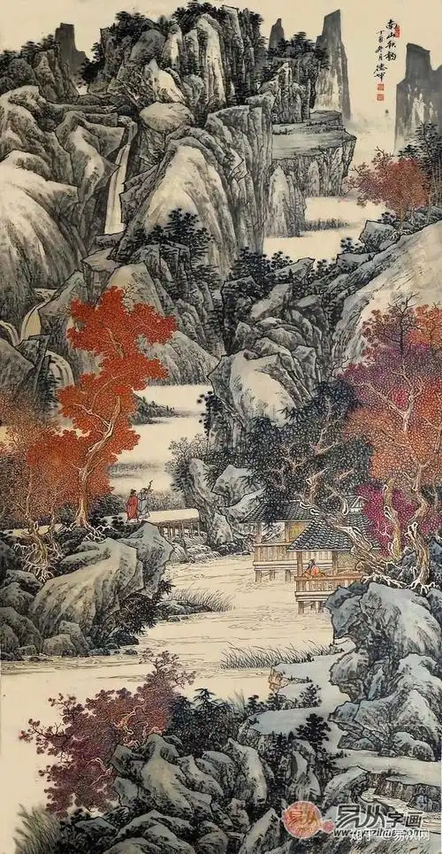 电视台专访 当代实力派画家林德坤水墨丹青作品欣赏