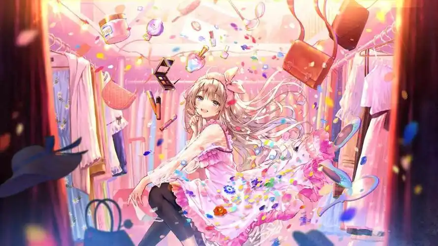 二次元美女福利图35樱花少女手机壁纸