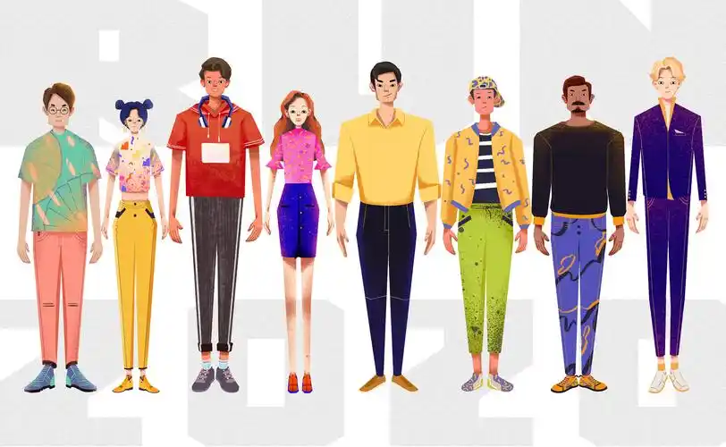 2020奔跑吧—动画宣传片人物设计