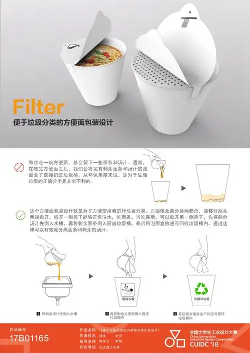2018年全国大学生工业设计大赛国赛入围作品–b生活用品