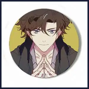 日本购神探夏洛克福华v同人周边福尔摩斯华生吧唧徽章挂件钥匙扣