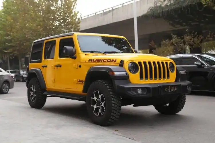 jeep牧马人全车改色贴膜向日葵黄 越野范十足_搜狐汽车_搜狐网