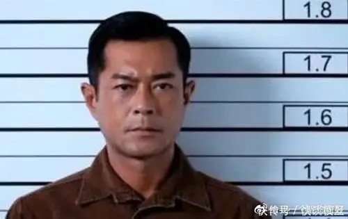 的时候拍的入狱照,不过给人的感觉就像是他真的是一个经济犯罪的犯人