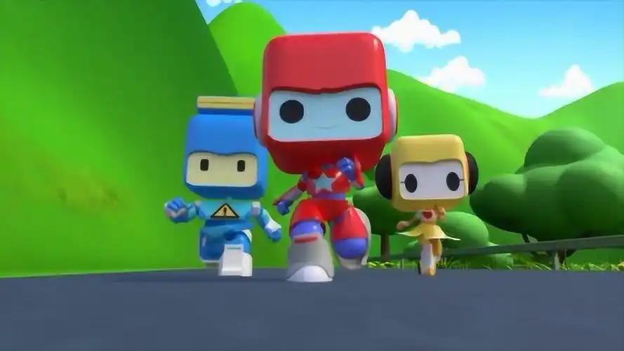 百变布鲁可第一季:布鲁可小队智商超高,兵分两路做任务,变身警车救护