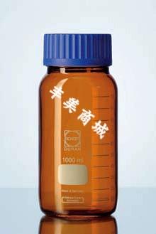 德国进口棕色广口瓶gl80棕色广口试剂瓶schott/肖特dwk棕色玻璃瓶