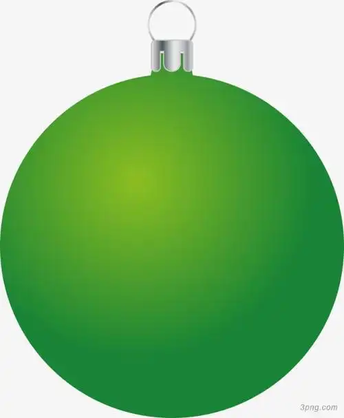 绿色圆形小球png素材透明免抠图片-其他元素