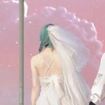 穿婚纱情头高清唯美浪漫的一男一女情头婚纱求婚结婚图片