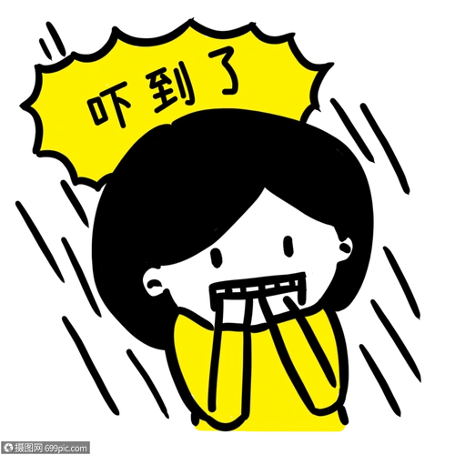 惊吓表情包吓到了简笔画巨蟹座简笔画女孩子小朋友简笔画第7页可怕的