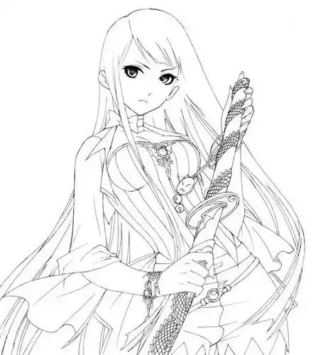 斗罗大陆竹清简笔画