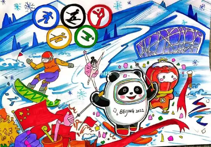 冬奥会主题画