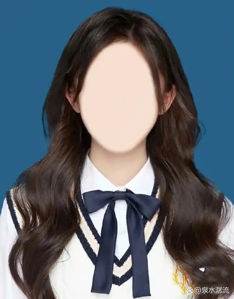 蓝底证件照模板来了～ 海马体证件照 用自己原来证件照和对应模板角度