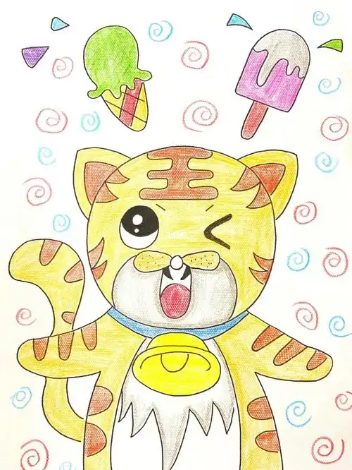 儿童卡通画 简笔画 创意儿童画