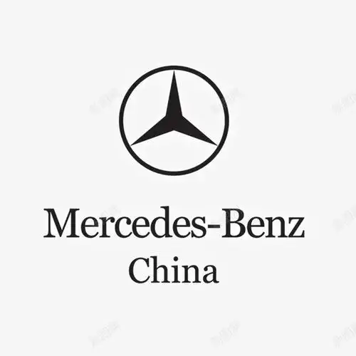 黑色奔驰logo标志图标