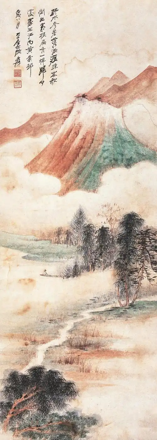 集贤书画 || 张大千的金碧山水