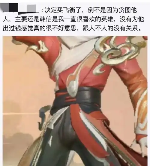 不玩王者荣耀也可以哈但韩信五岳皮肤飞衡太惨了