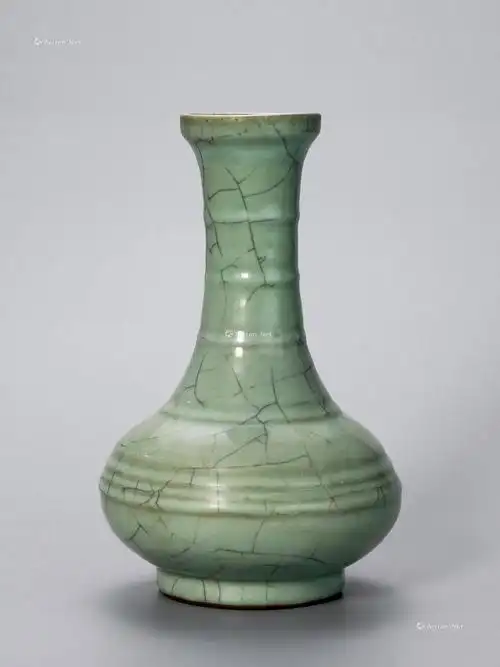 【南宋 龙泉官窑青釉弦纹瓶】拍卖品_图片_价格_鉴赏_元代以前陶瓷