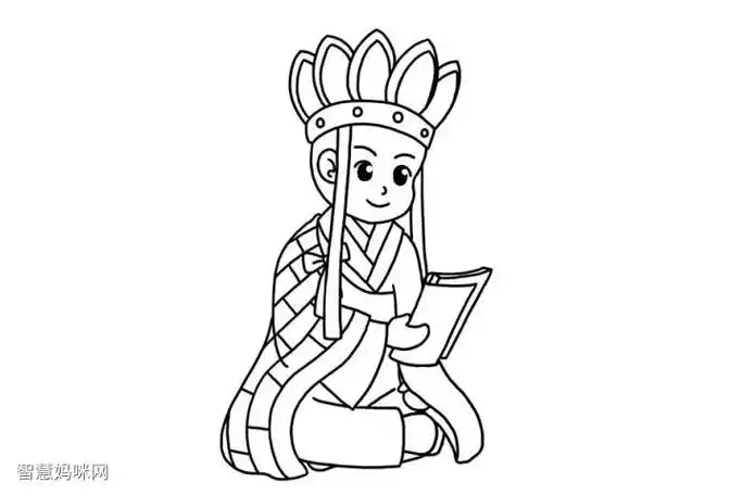 中国四大名著西游记人物 唐僧简笔画教程