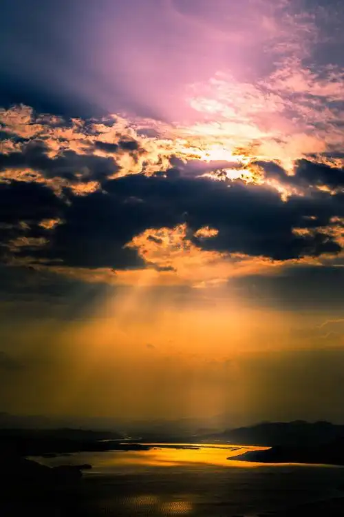 天空破晓,朝霞满天 大美锦州