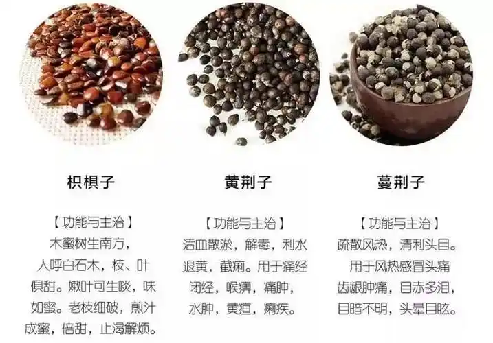 还加入了清热明目的决明子,活血散瘀的黄荆子,疏散风热的蔓荆子,解毒