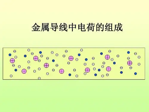 金属导线中电荷的组成