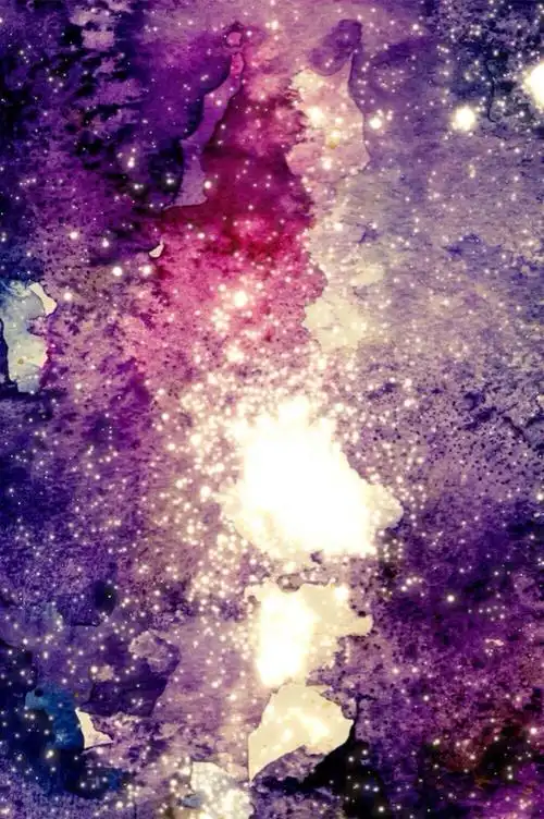 壁纸星空原宿梦幻紫