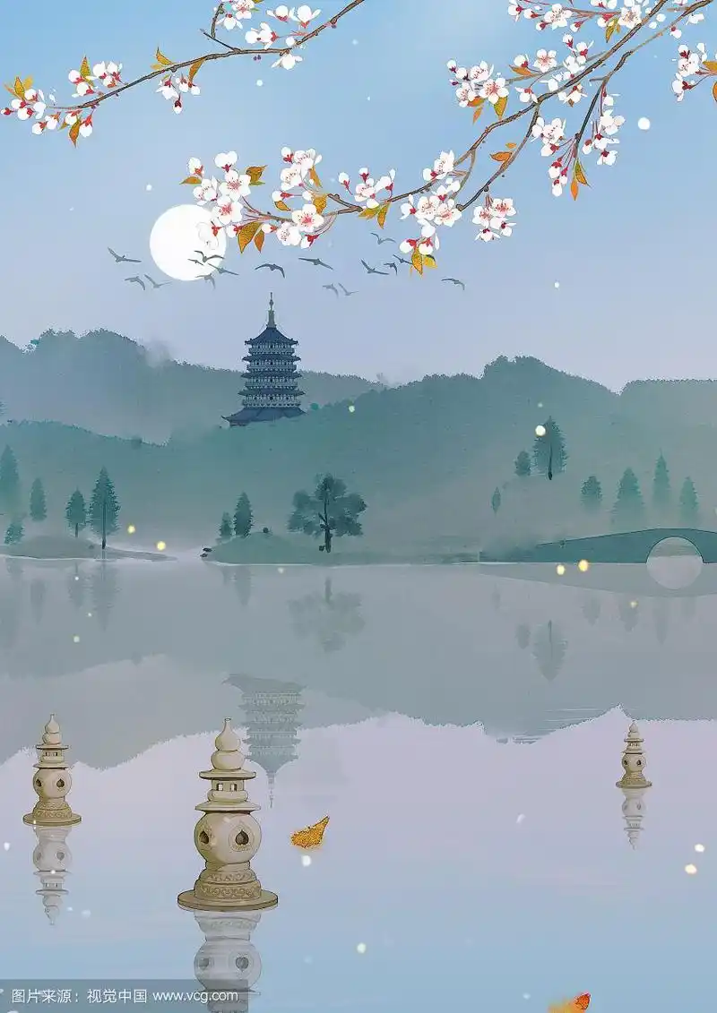 杭州西湖十景三潭印月