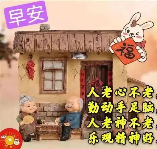 8张创意唯美的中老年人早上好祝福语图片带字带顺口溜