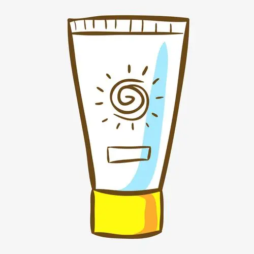 关键词 : 矢量图,手绘,卡通,防晒霜,护肤品,沙滩,遮阳