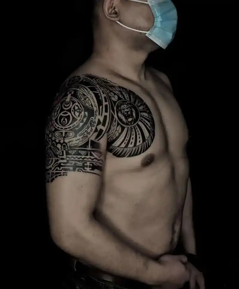 巨石强森同款纹身 首次 恭喜 猛男毕业95  其次 重庆大坪时代天街d